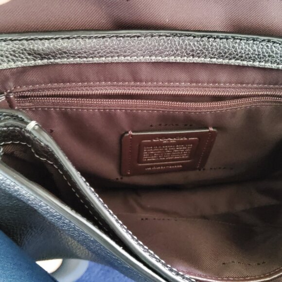 Like New Metallic Graphite Coach Cassie 80332 with Tags - Picture 7 of 10